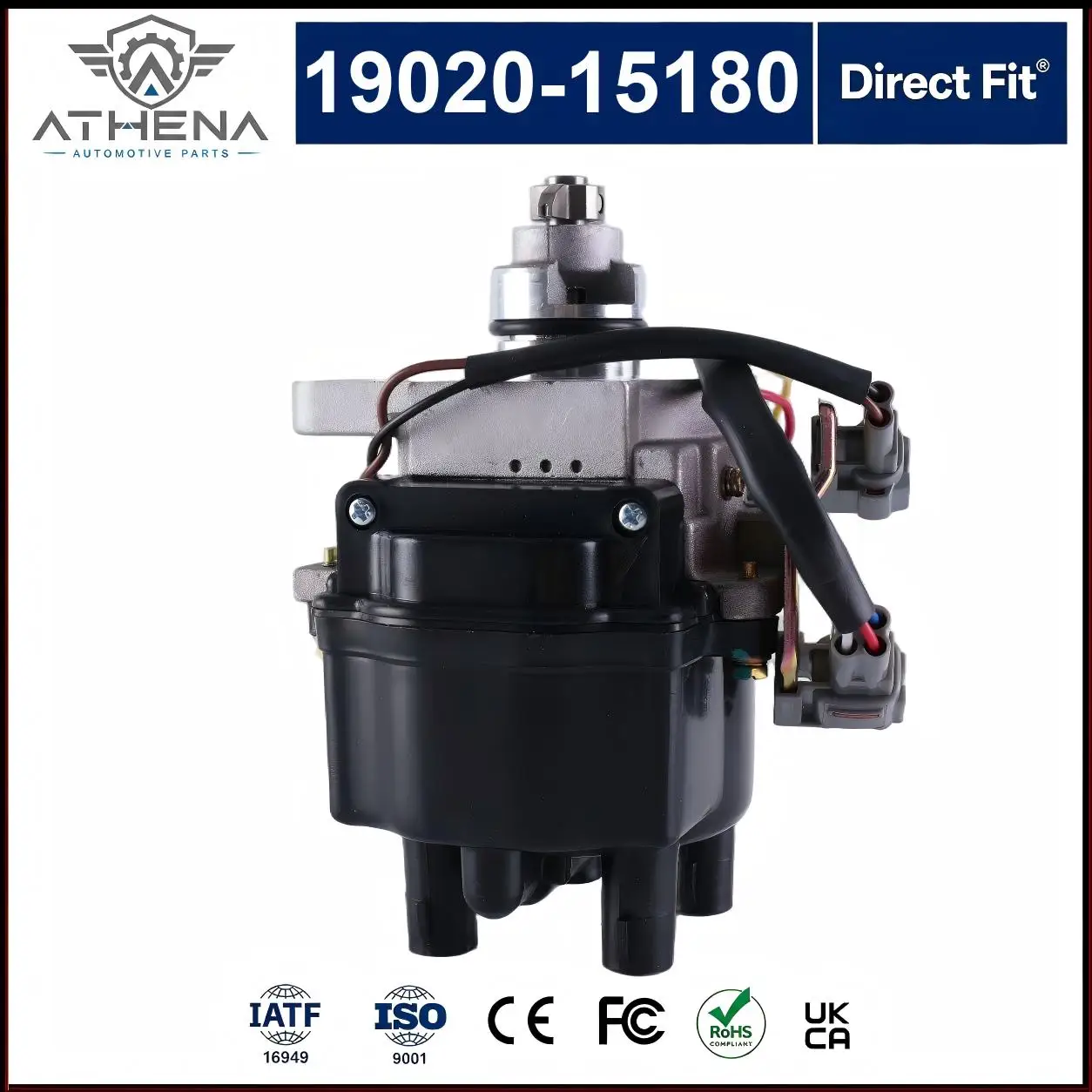 19020-15180 Ignition Distributor 2+4 Pin Assembly For Toyota Corolla AE100 Soluna AL50 Sprinter 5A-FE 1.5L Engine 1992-2002