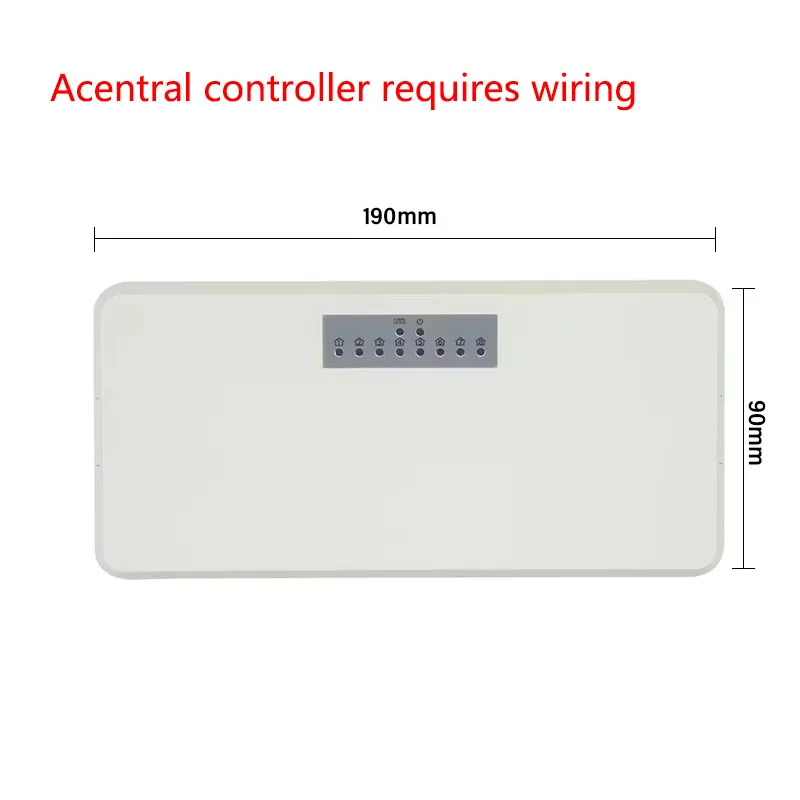 8-Zone Concentrator Vloerverwarming Center Hub Controller voor Manifold Gas Boiler/Tuya Smart Wifi Thermostaat/Actuator