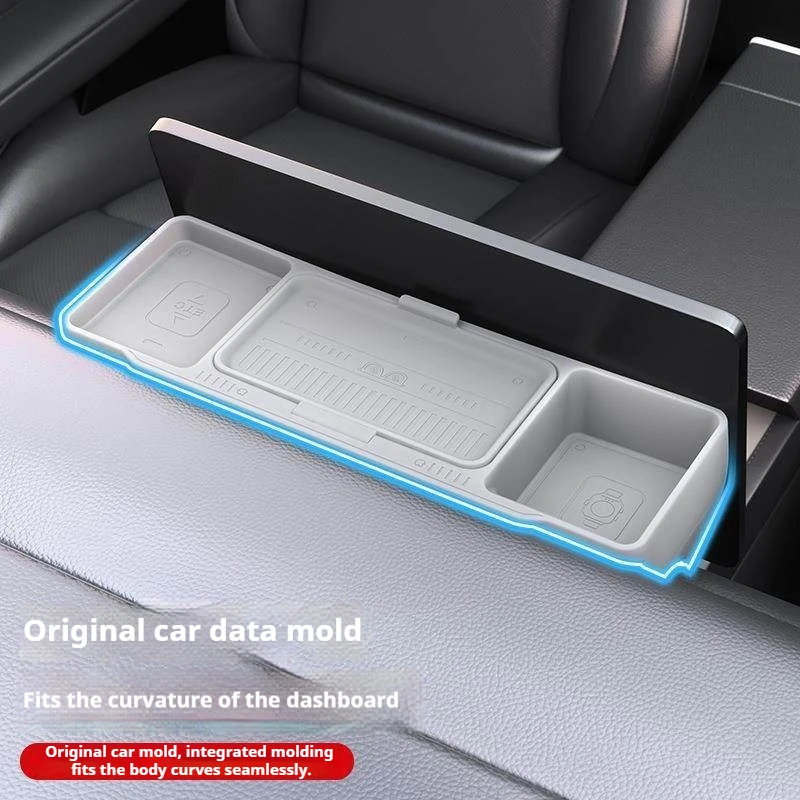 For Tesla's new version Model 3 ETC bracket central control screen rear storage box tissue storage