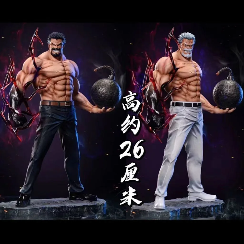 

26cm Monkey D Garp Standing Posture Escultura One Piece Figuras Anime Cena De Boneca Modelo Pvc Ornamento Presentes De Brinque