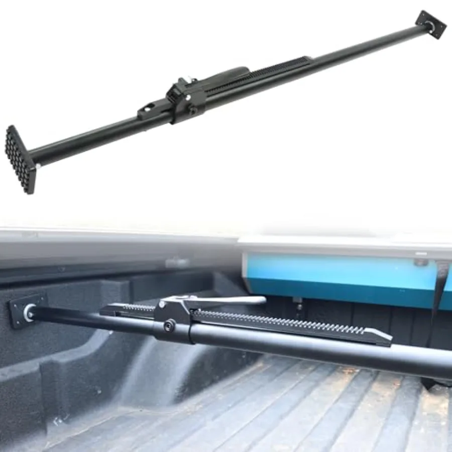 

300 Lbs Load Capacity Cargo Bar Adjustable from 40 to 73 Width Truck Bed Load Bar HeavyDuty Steel Stabile Cargo Racks Bars Univ