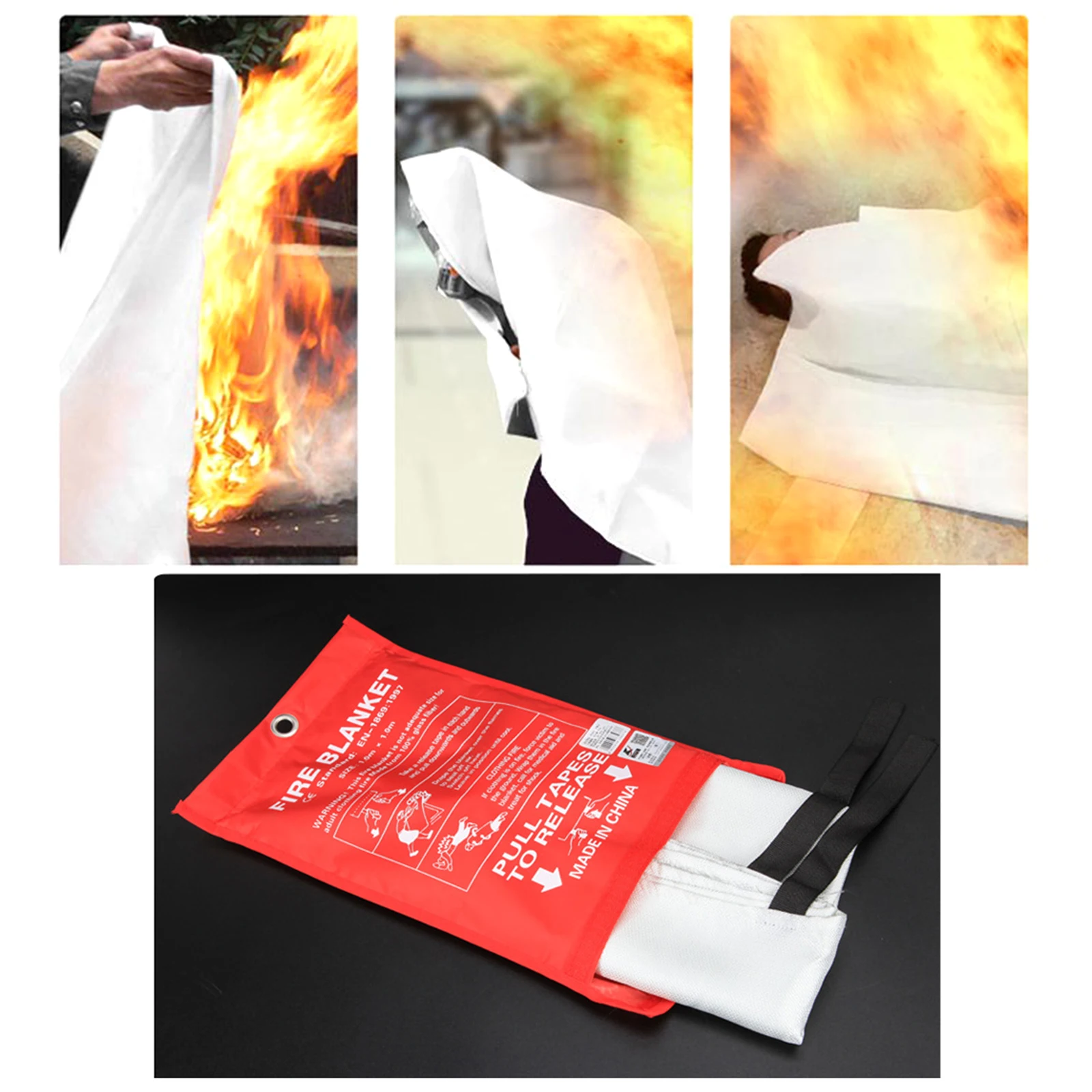 Fire Protection Fire Safety Kit Fire Blanket Fire Blankets Fiberglass Fire Protection Fire Safety Kit Kitchen Fires