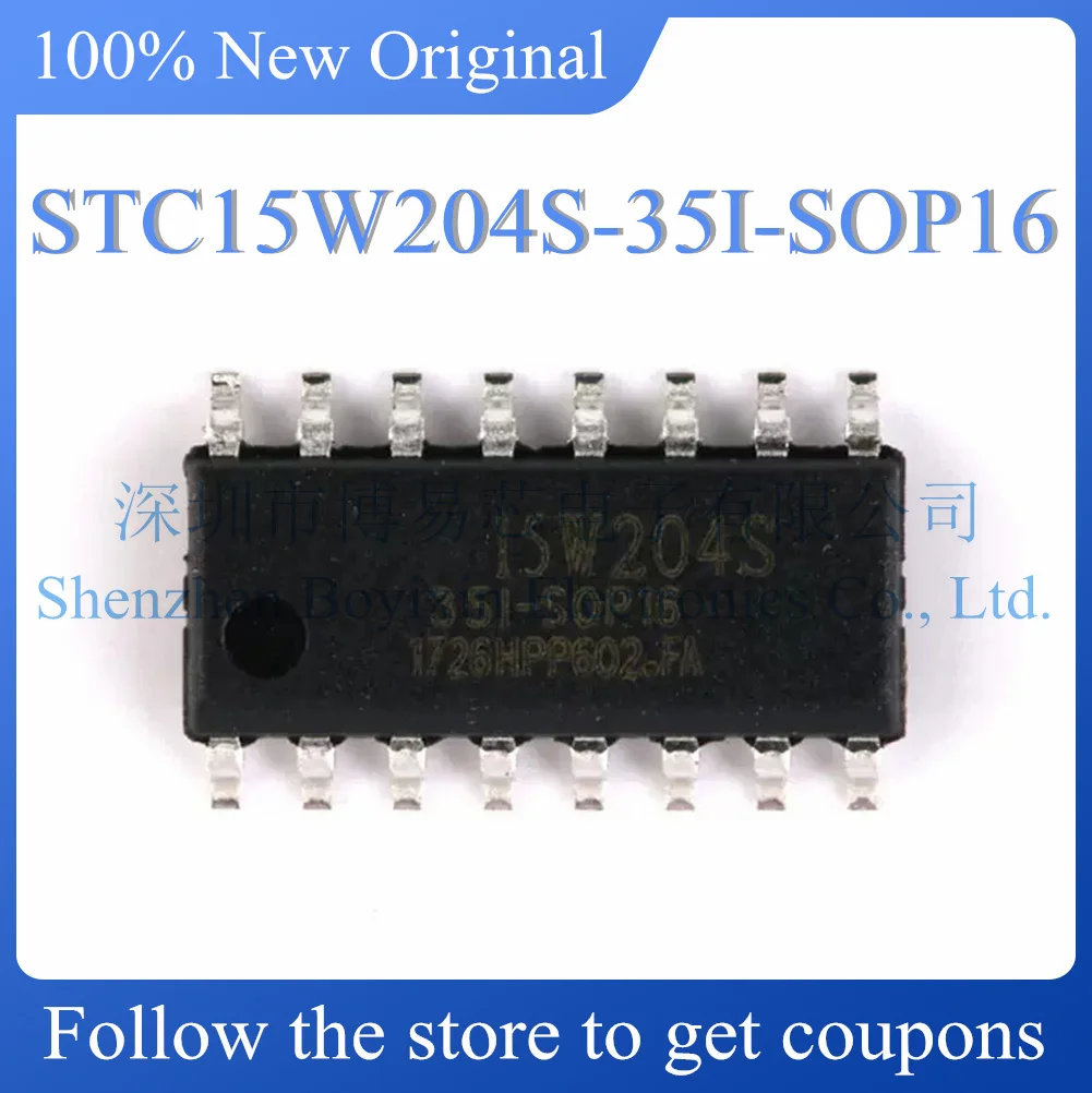 Nouveau produit STC15W204S-35I-SOP16.Original. SOP-16