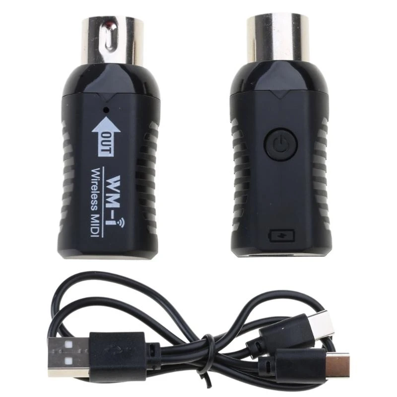 Wireless MIDI Adaptor 2.4GHz MIDI Wireless Guitar System Receiver Transmitter view 5