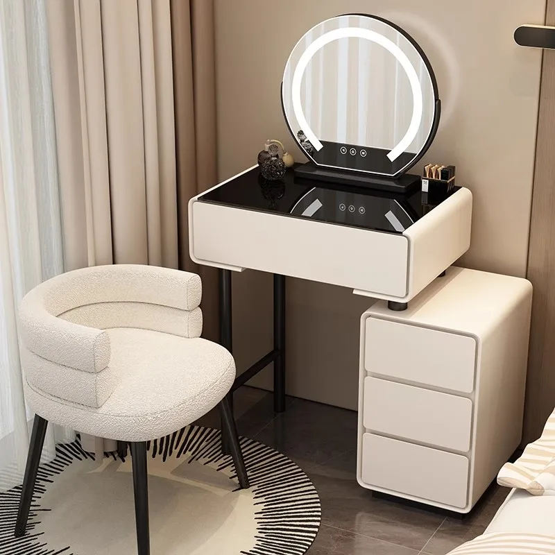 

Modern Simplicity Small Vanity Table Design Space Saving Vanity Table Set Bedroom Drawers Penteadeira Quarto Nordic Furniture