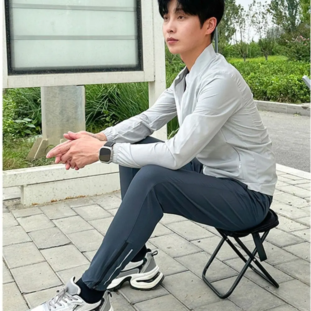 

Ultra Light Camping Folding Chair Handbag style Wear-resistant Fishing Stool Super Load-Bearing Folding Stool Travel