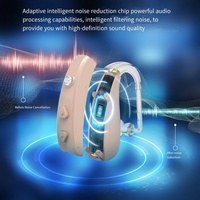2025 Rechargeable Hearing Aids Intelligent Audifonos Mini Behind The Ear for Elderly Sound Amplifier for Deafness With USB Cable