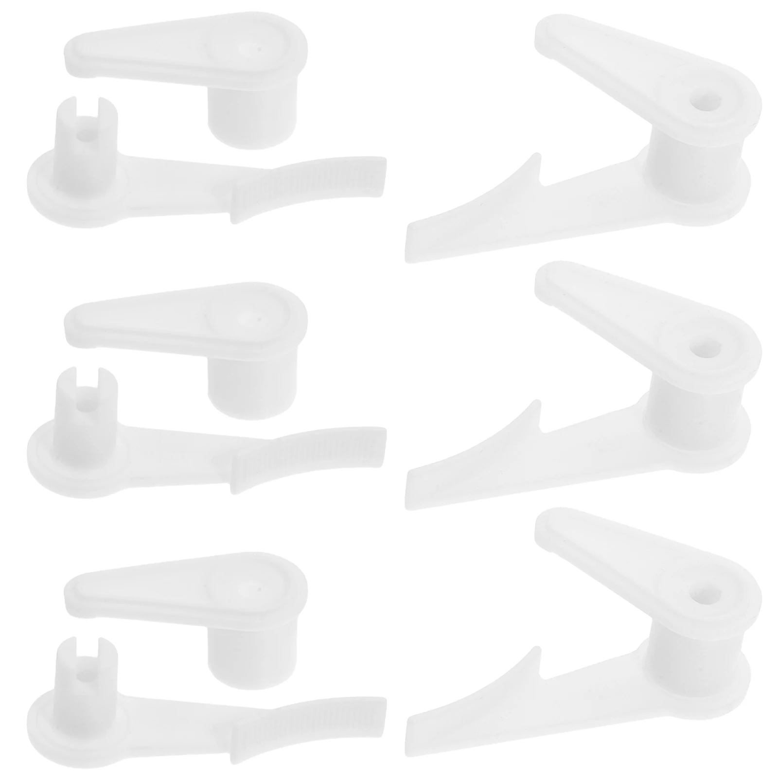 

6 Pcs Lamp Foot Fixing Buckle Shade Inline PP Plastic Fasteners for Ceiling Lights Installation Accessories Stable Fixation