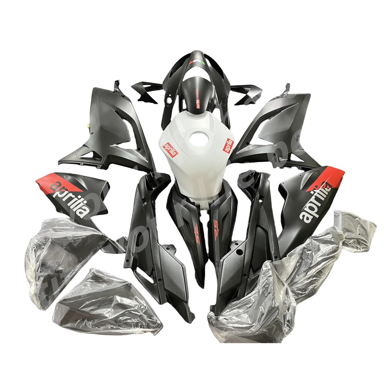 New ABS Whole Motorcycle Fairings Kit Fit for Aprilia RS125 RS4 2006 2007 2008 2009 2010 2011 black  red Bodywork Set