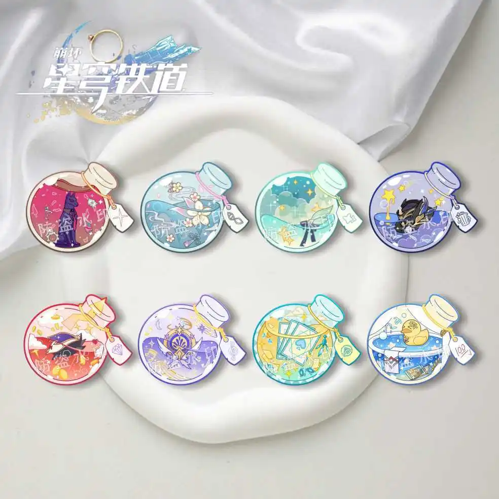 

Anime Honkai: Star Rail Firefly Robin Aventurine Cosplay Cartoon Badge Emblem Pin Medal Brooch Breastpin Bag Garniture Xmas Gift