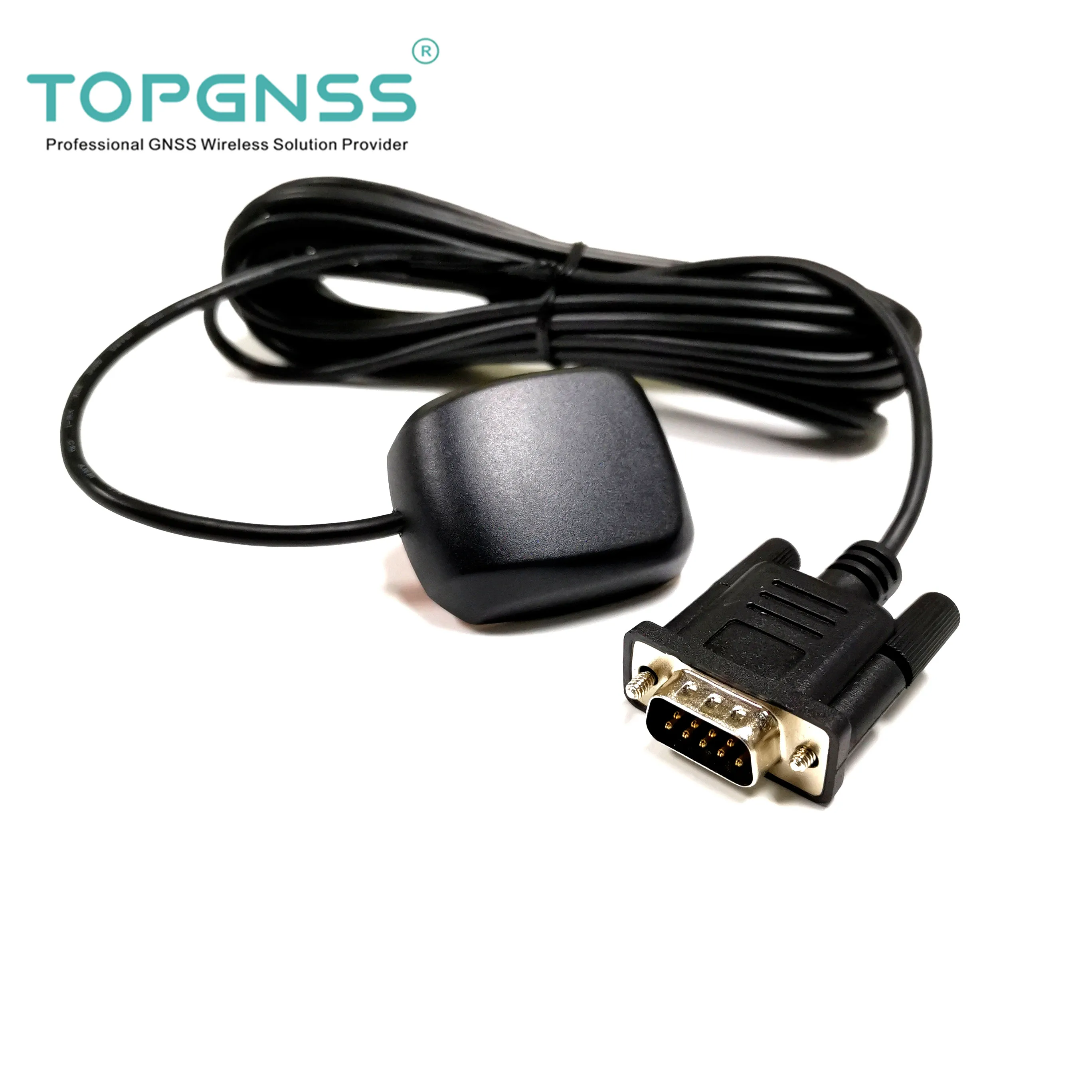 TOPGNSS RS232 gps receiver glonass receive  GALILEO Dual mode Industrial control quality DB9 male GN200L NMEA 00183