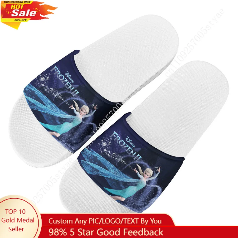 

Disney Frozen Aisha Slippers Mens Womens Summer Custom Sandals Light Casual Slippers