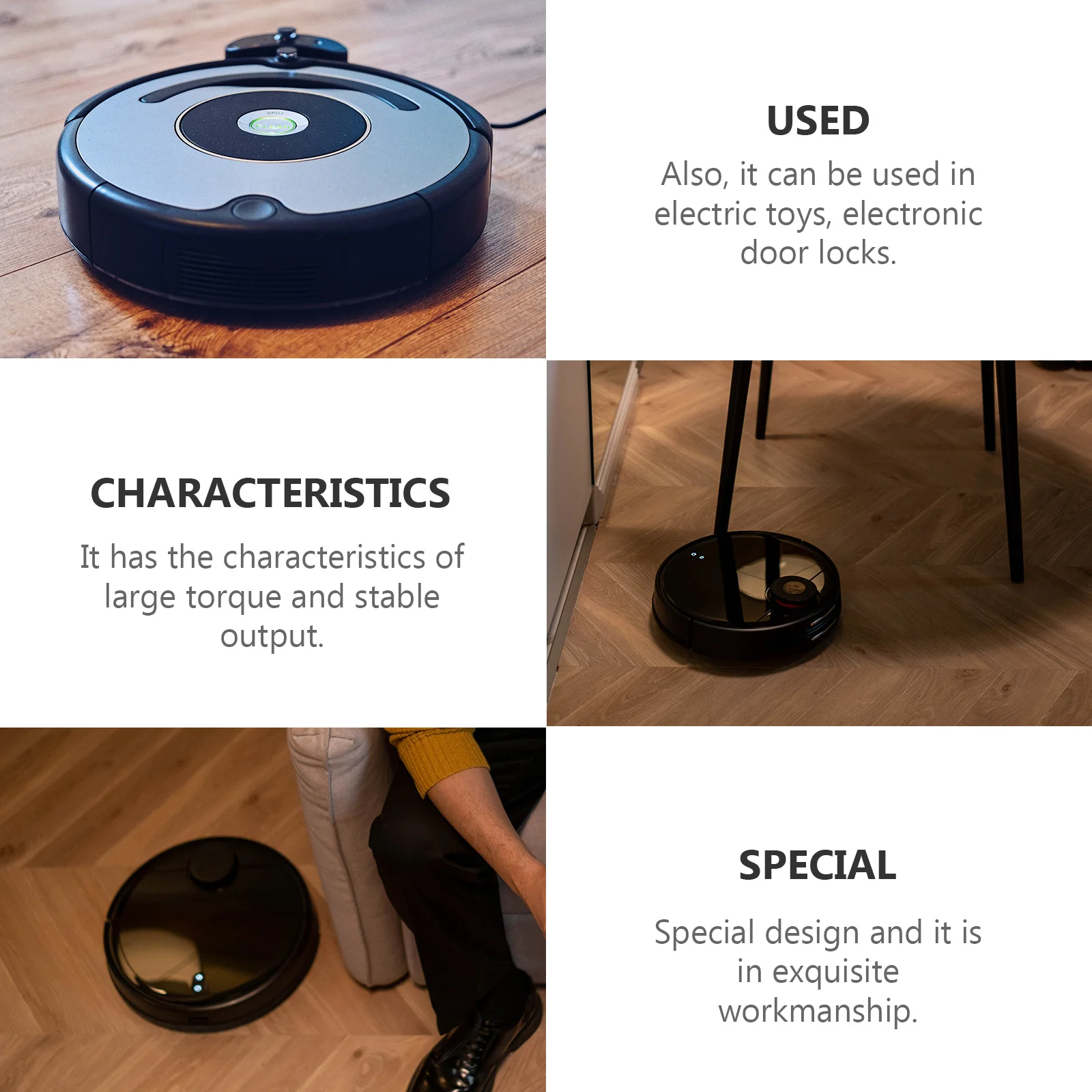 

Micro High Torque Geared Motor For Diy Robot Rc Mini Automotive Reduction Automotive Motor Equipment