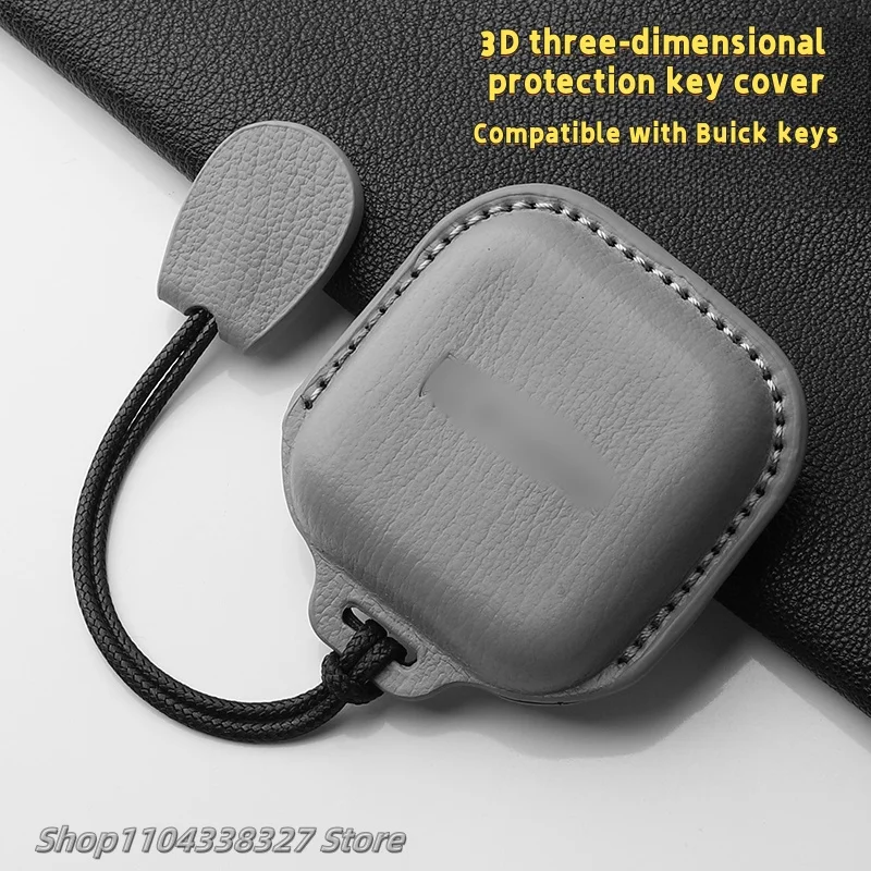 For Buick E5 Goatskin Key Cover Buick E4 Premium Full Pack Leather Key Case