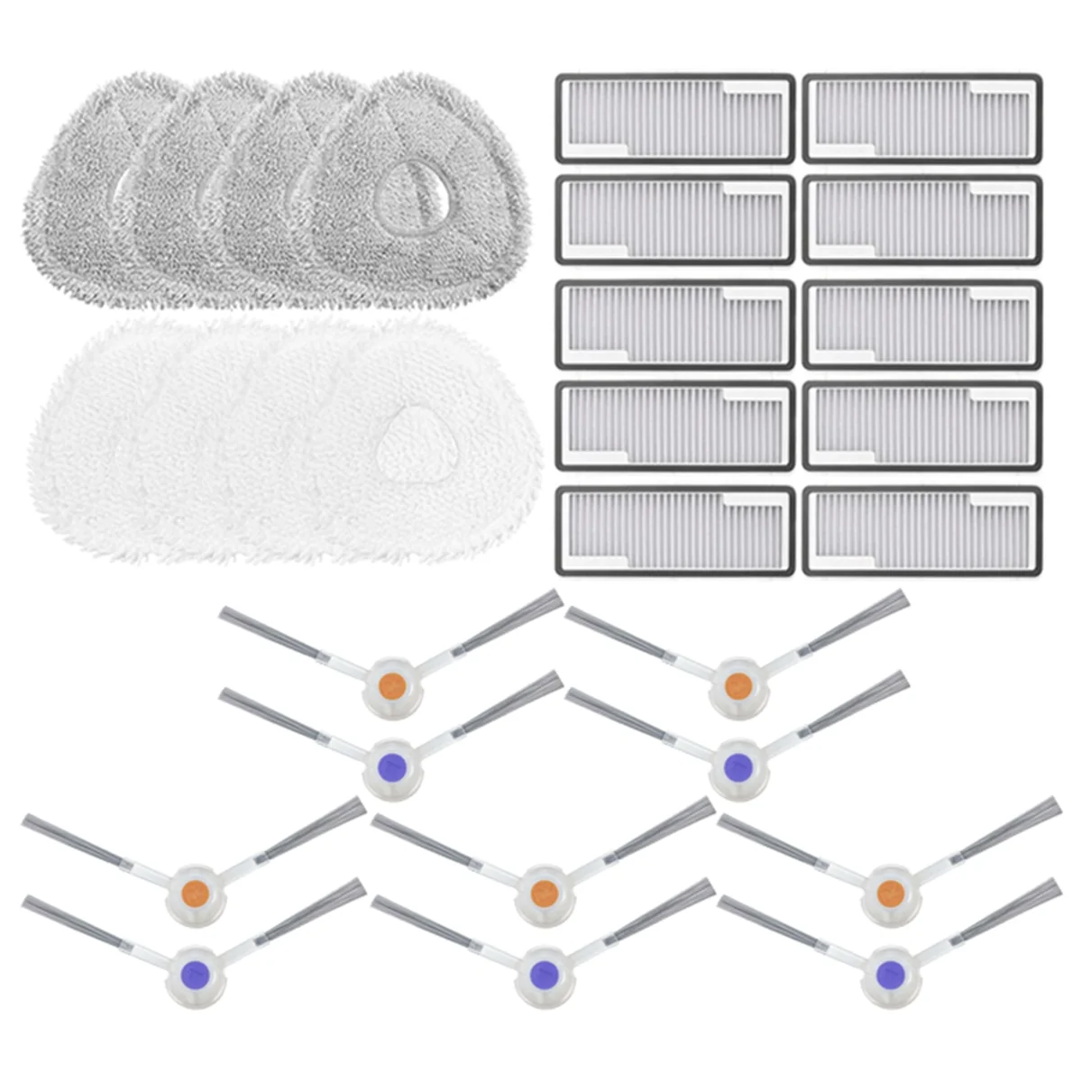 For J4 / J4 Lite Robot Vacuums Side Brush Hepa Filter Mop Cloth Rag Replacement Spare Part Accessories