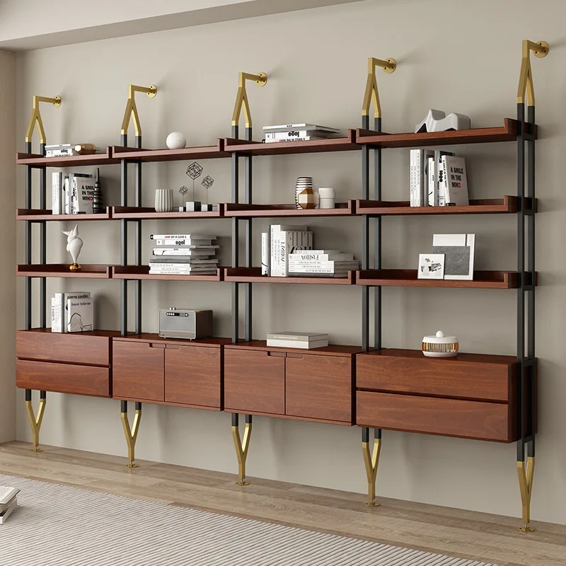

Легкие роскошные элитные книжные стойки, современные модные книжные стойки во французском стиле ретро, простая мебель для гостиной Rayonnages YS40CC