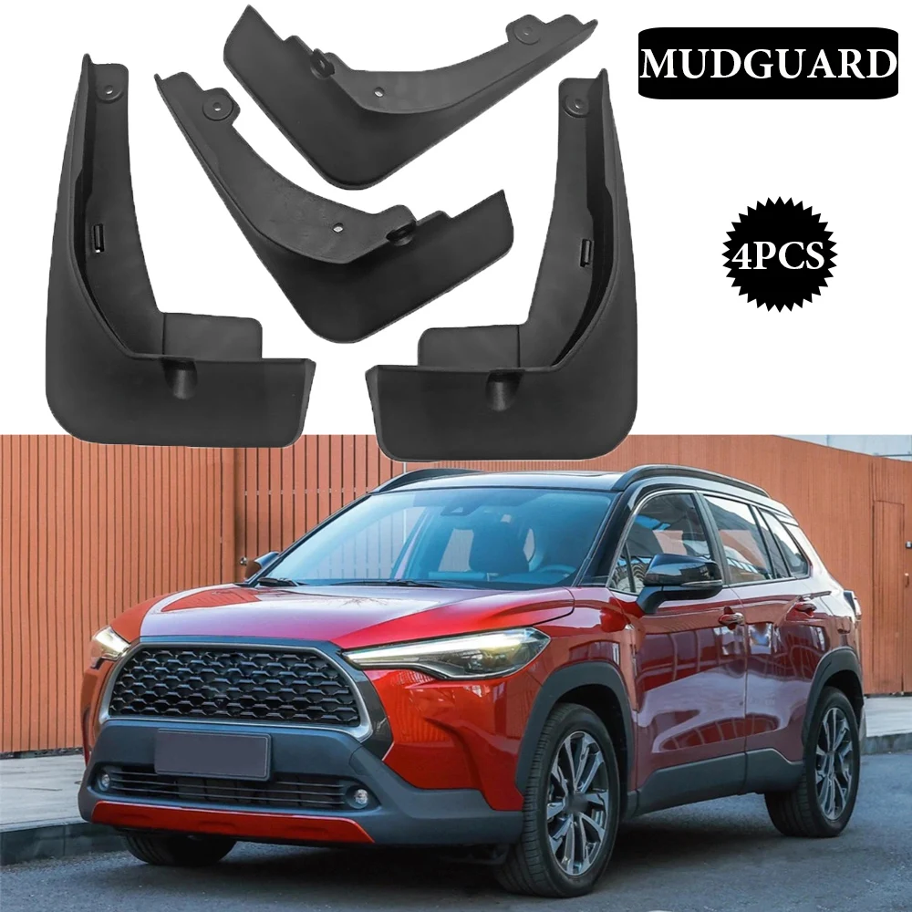 

Mud Flaps For Toyota Corolla Cross 2020 Splash Guards Fender MudFlaps Front Rear Mudguards Accessories Car-styling