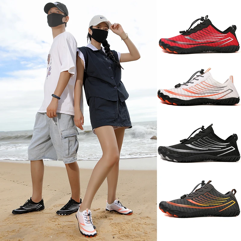 

Water Drop Women Water Shoes Quick Dry Barefoot Aqua Sneakers Non-slip Beach Surf Swimming Wading Outdoor Shoes EU Size 35-46