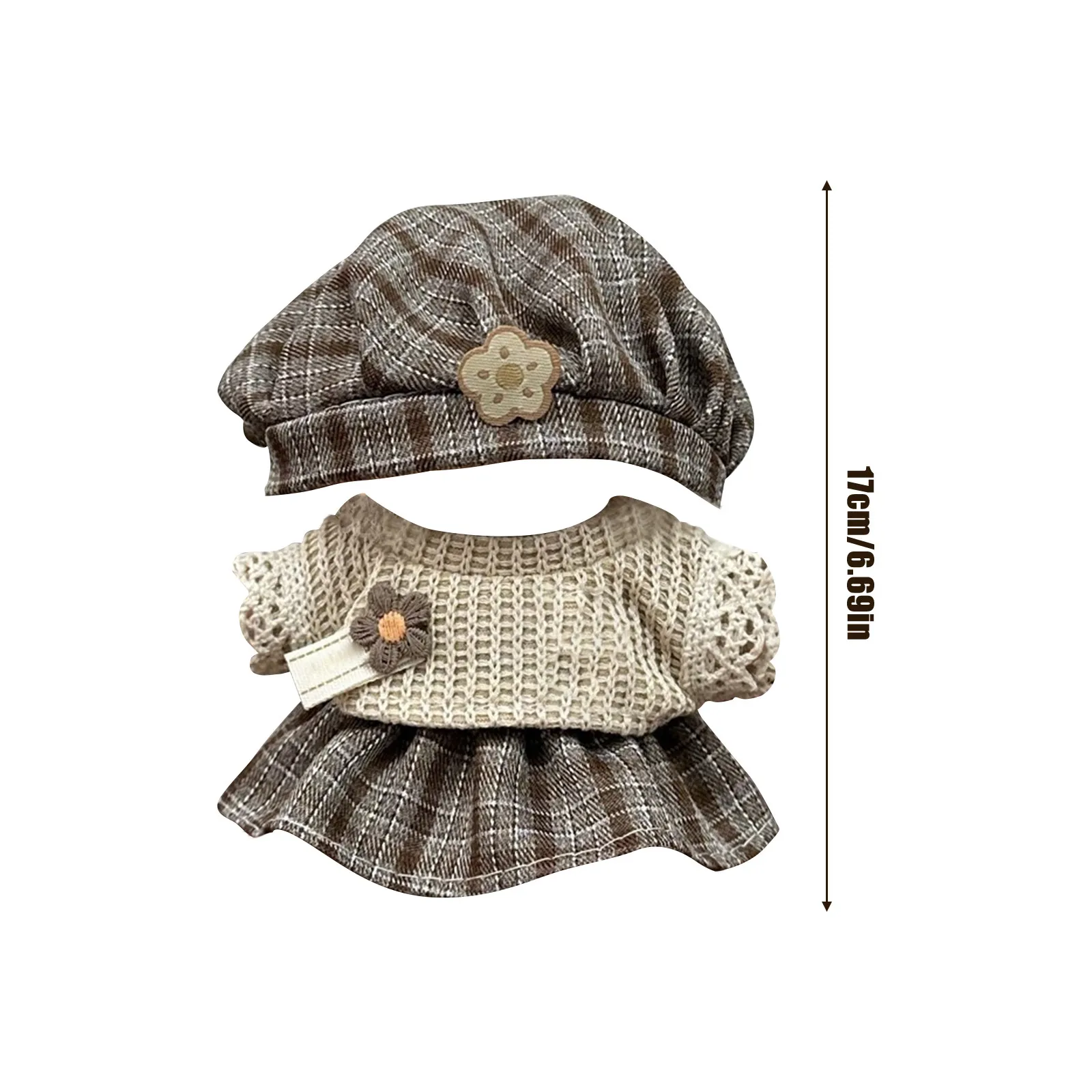 ГОРЯЧИЙ! Одежда для милых мультяшных кукол - милая кукольная одежда 17 см, аксессуары для кукол