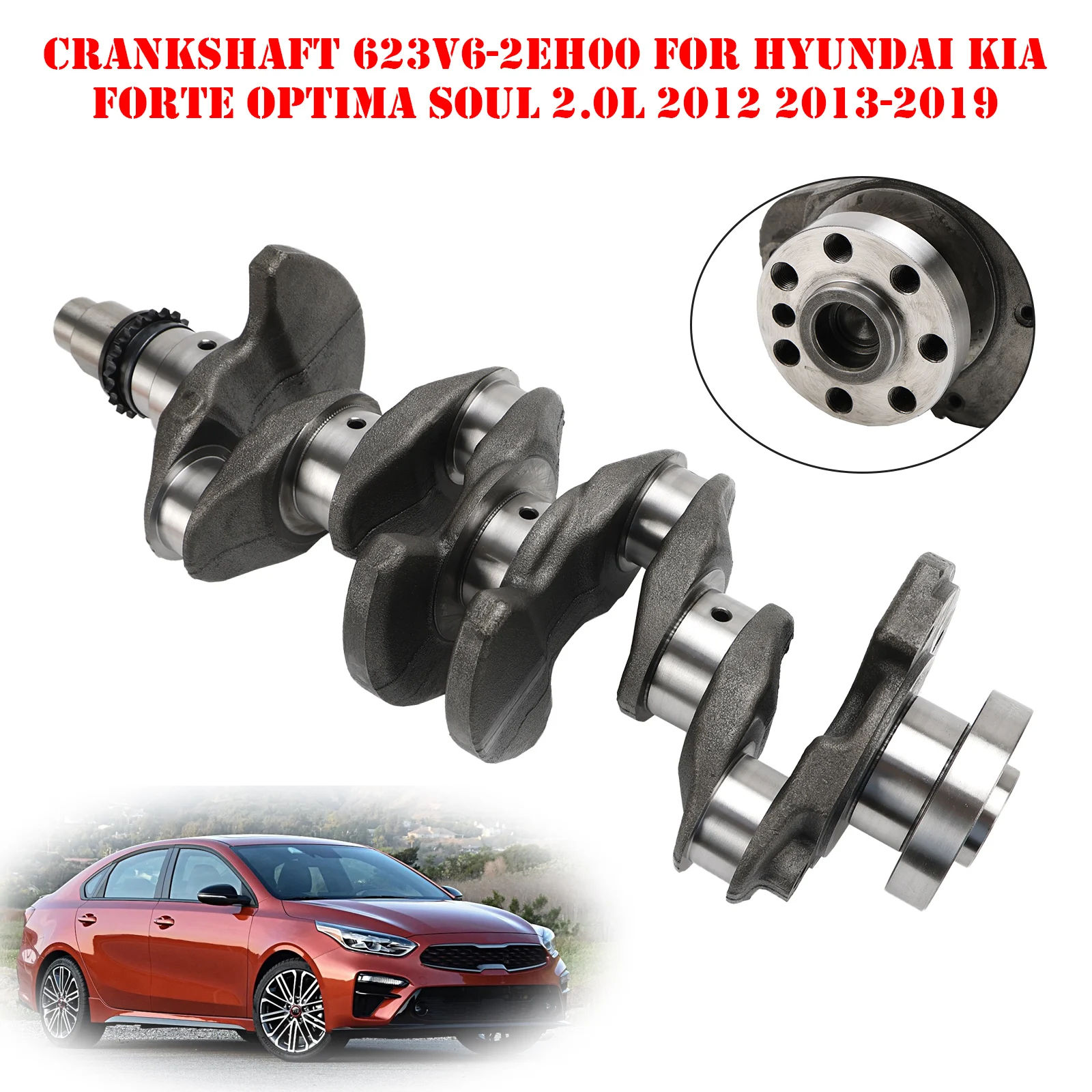 Artudatech Crankshaft 623V6-2EH00 For Hyundai Kia Forte Optima Soul 2.0L 2012 2013-2019 Car Accessories