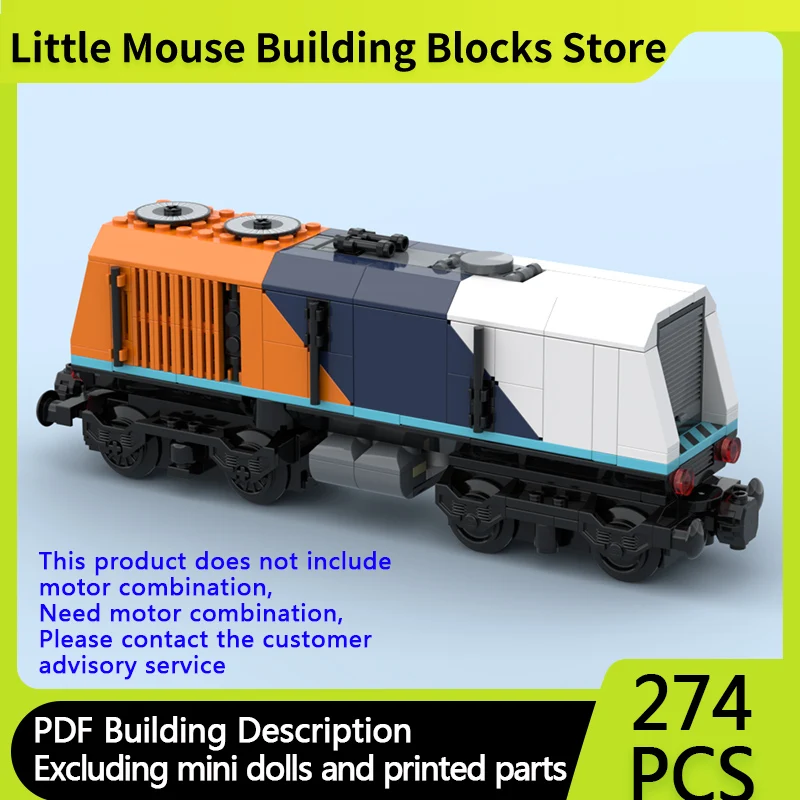 

City Car Model MOC Building Bricks Railway Adventure Train Modular Technology Children Holiday Gifts Assemble Toys Suit