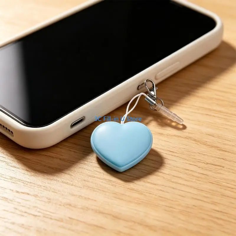 G8TA Heart Screen Wipe Charm for Phone Carry and Daily Glasses Care