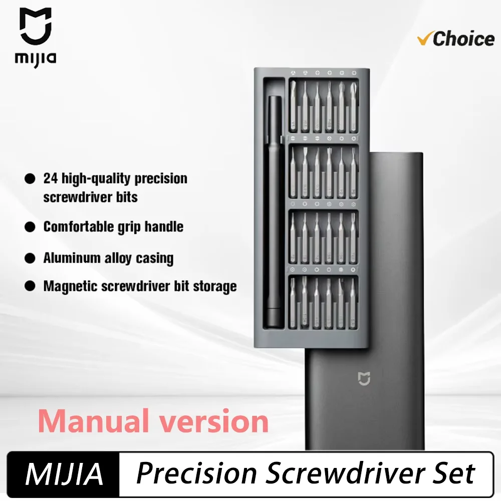 

Набор отверток MIJIA: многофункциональный инструмент для дома, разборки и ремонта, с магнитным креплением (крестовая, шлицевая)