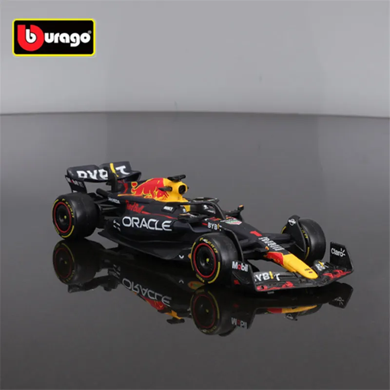 Bburago 1:43 F1 2023 Champion 1# Verstappen Red Bull Racing RB19 #11 Perez Formula One Alloy Diecast SuperCar Model Kid Toy Gift