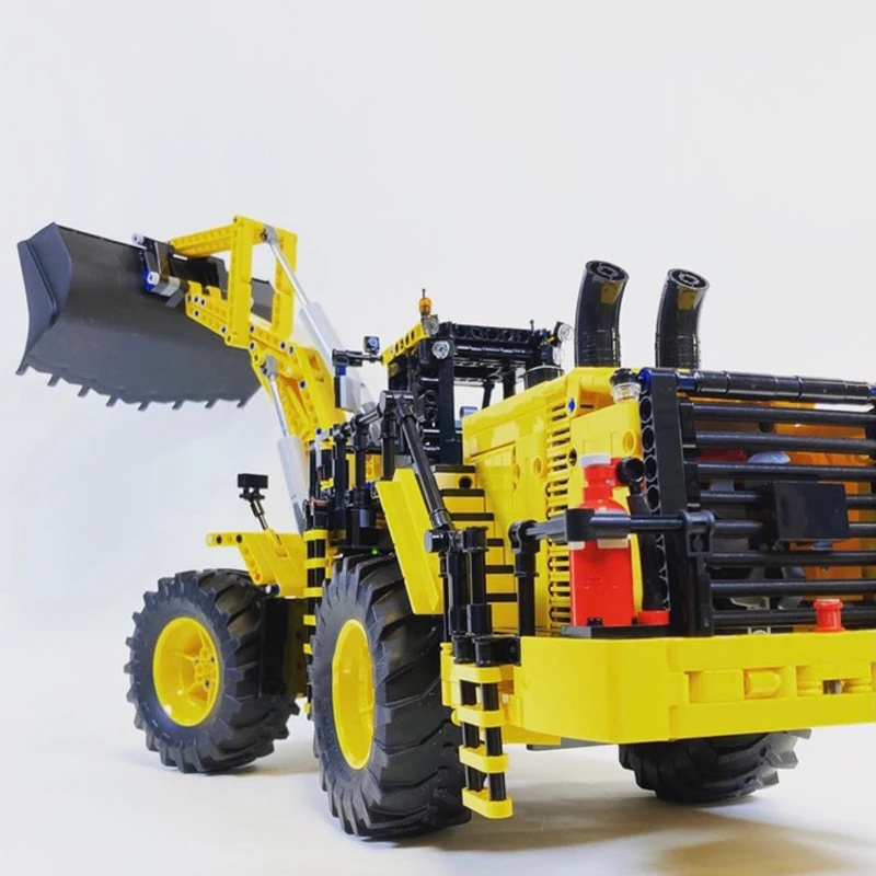 MOC 2147PCS 도시 기술 엔지니어링 RC 1:24 스케일 992K 휠 로더 모델 DIY 크리 에이 티브 아이디어 ChildToy 선물 Technolog 블록