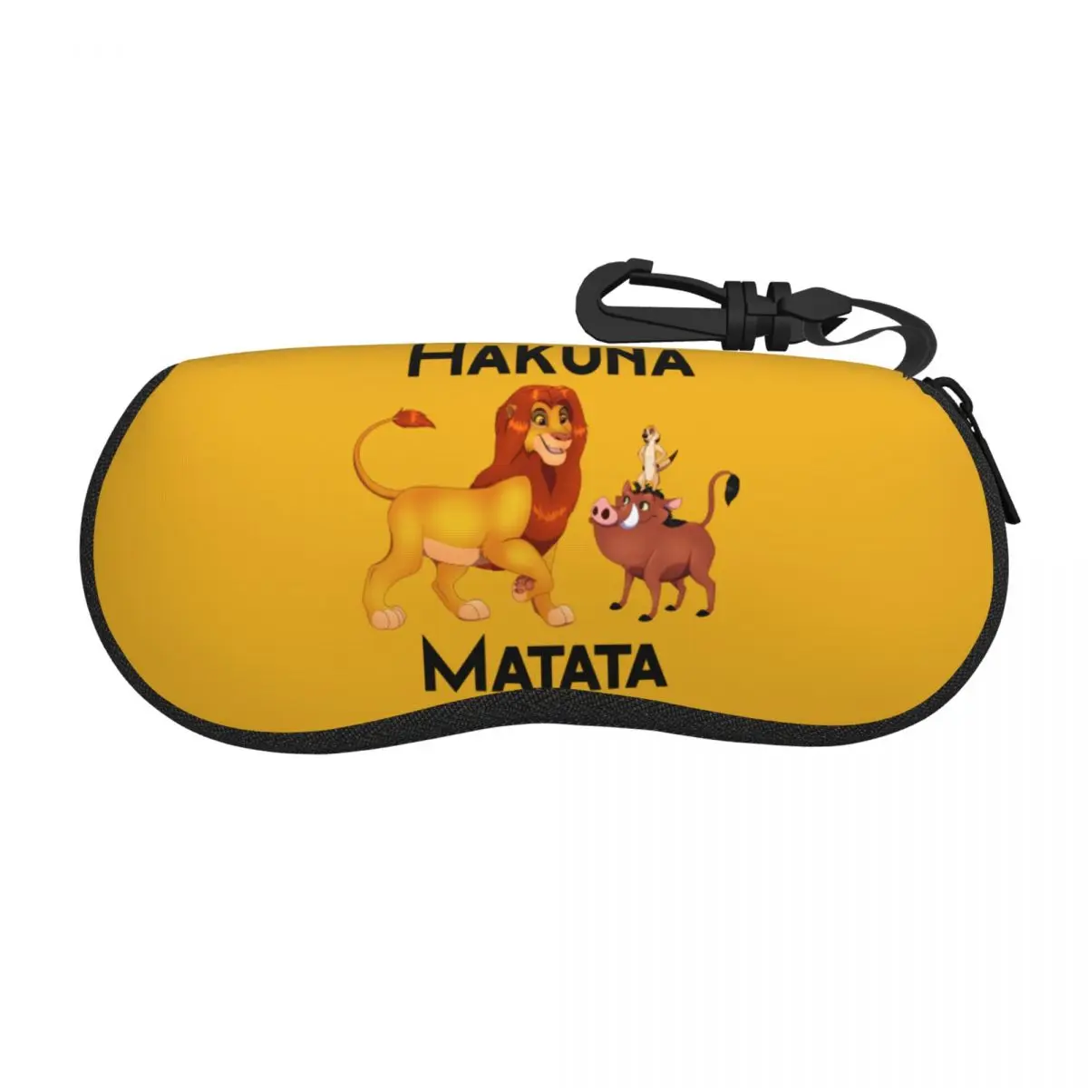 Custom Hakuna Matata The Lion King Glasses Case Stylish Animal Film It Means No Worries Shell Eyeglasses Case Sunglasses Box