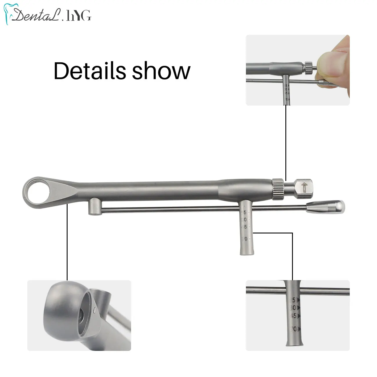 1Set Dental Universal Implant Torque Screwdrivers Wrench Kit 15-70NCM Ratchet Drivers Dentistry Implanttology Prosthetic Tools