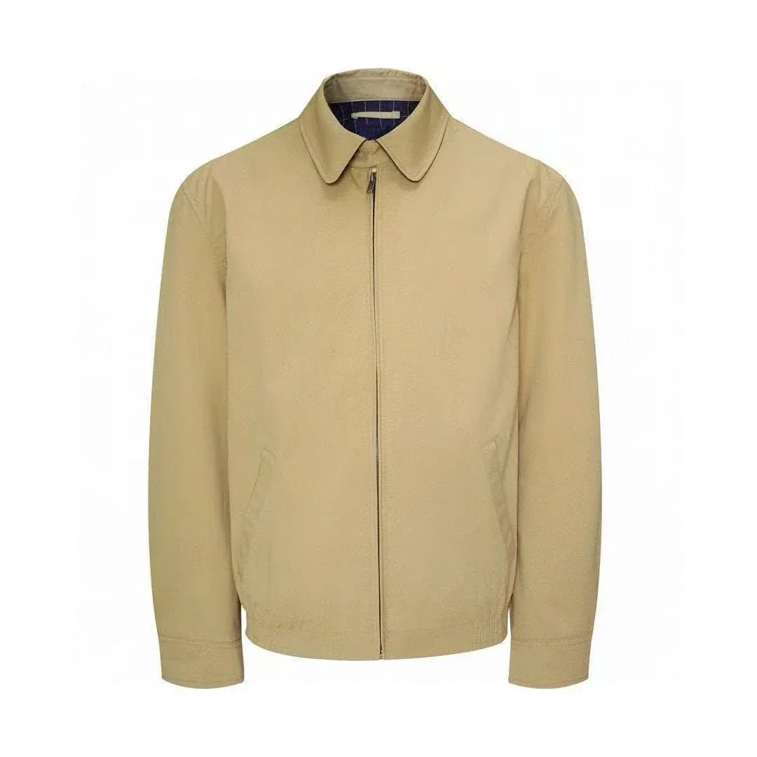 men's jackets and light coats Man jacket polo jacket old money classic Vintage water washing luxury man jacket golf wear 7