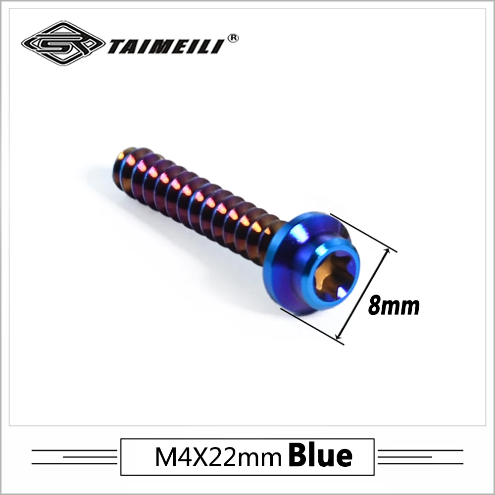 TAIMEILI Titanium bolt T2 series self tapping screw small head M4x22mM5x25mm