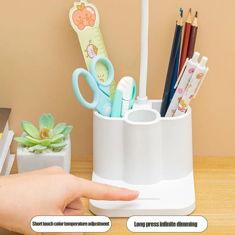 Desk Lamp USB LED Table Lamp 3 Colors Eye Protection College Student Book Reading Lamp Night Light For Bedroom Bedside Learning