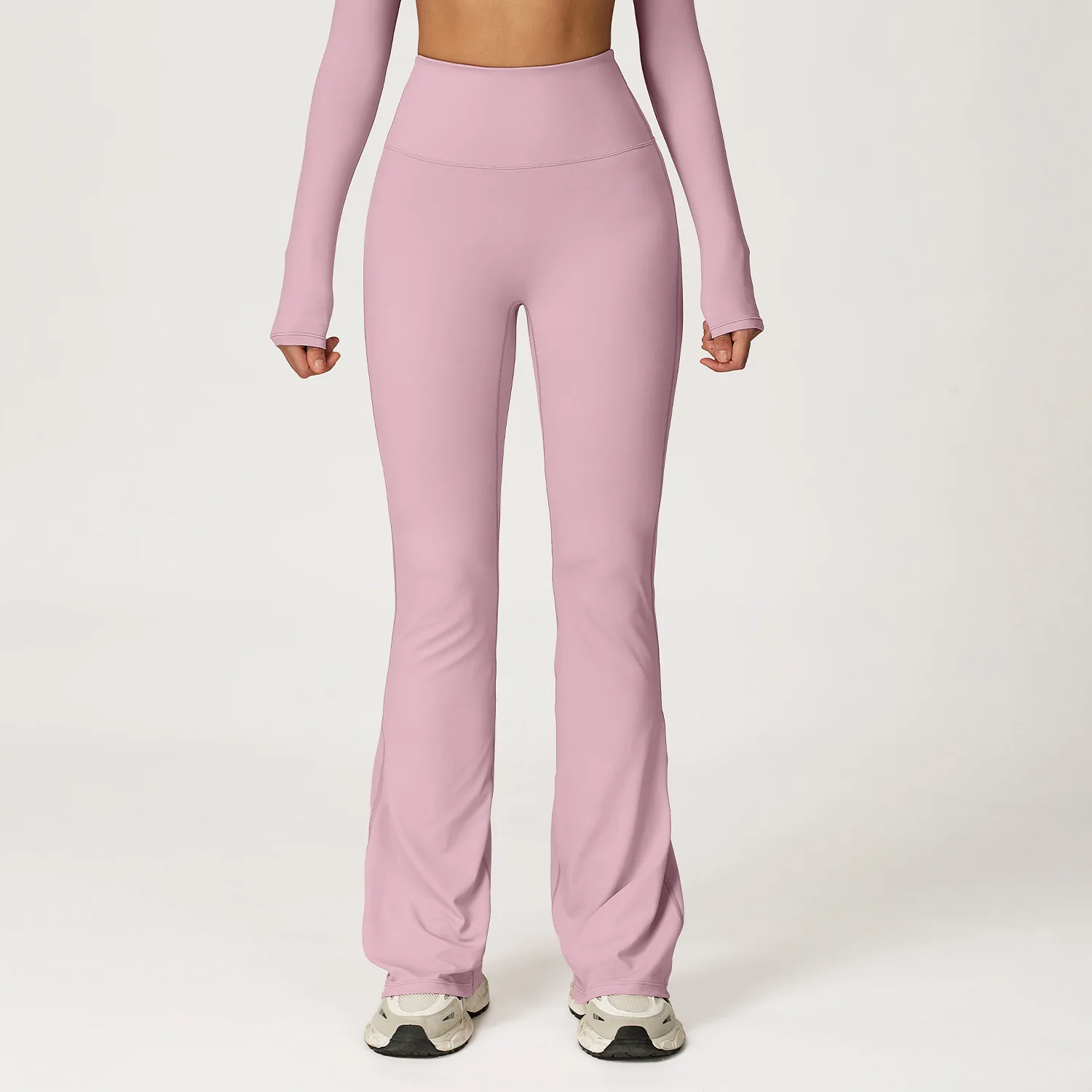 Workout Flare Leggings Yoga Pants Women Bell-bottoms Yoga Trousers High Waist Fitness Pants Stretch Gym Sports Dance Trousers