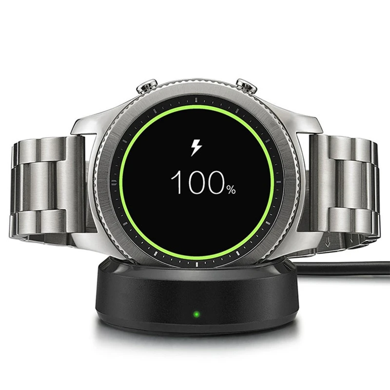 

A98TБеспроводное быстрое зарядное устройство для часов Samsung Gear S3 Frontier S2, зарядное устройство для часов Samsung Galaxy Watch