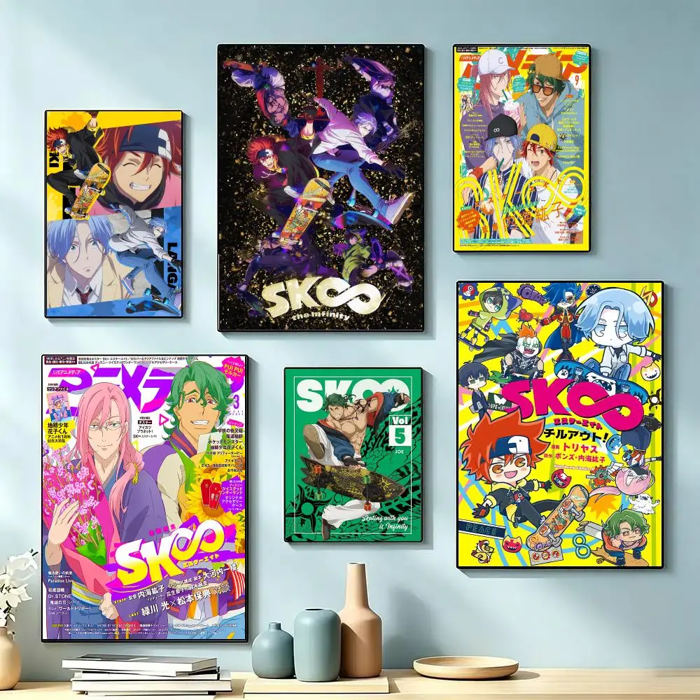 SK8 The Infinity Poster Decorative Wall Art Stickers Mural For Home Living Room Hallway Decor Gift