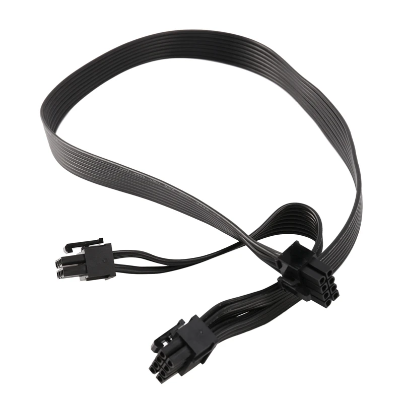 4Pcs PCI Express 8Pin To Dual 6+2Pin Power Supply Cable Pcie 8 Pin 1 To 2 Spliter Cable For Corsair RM/HX/CX-M Series