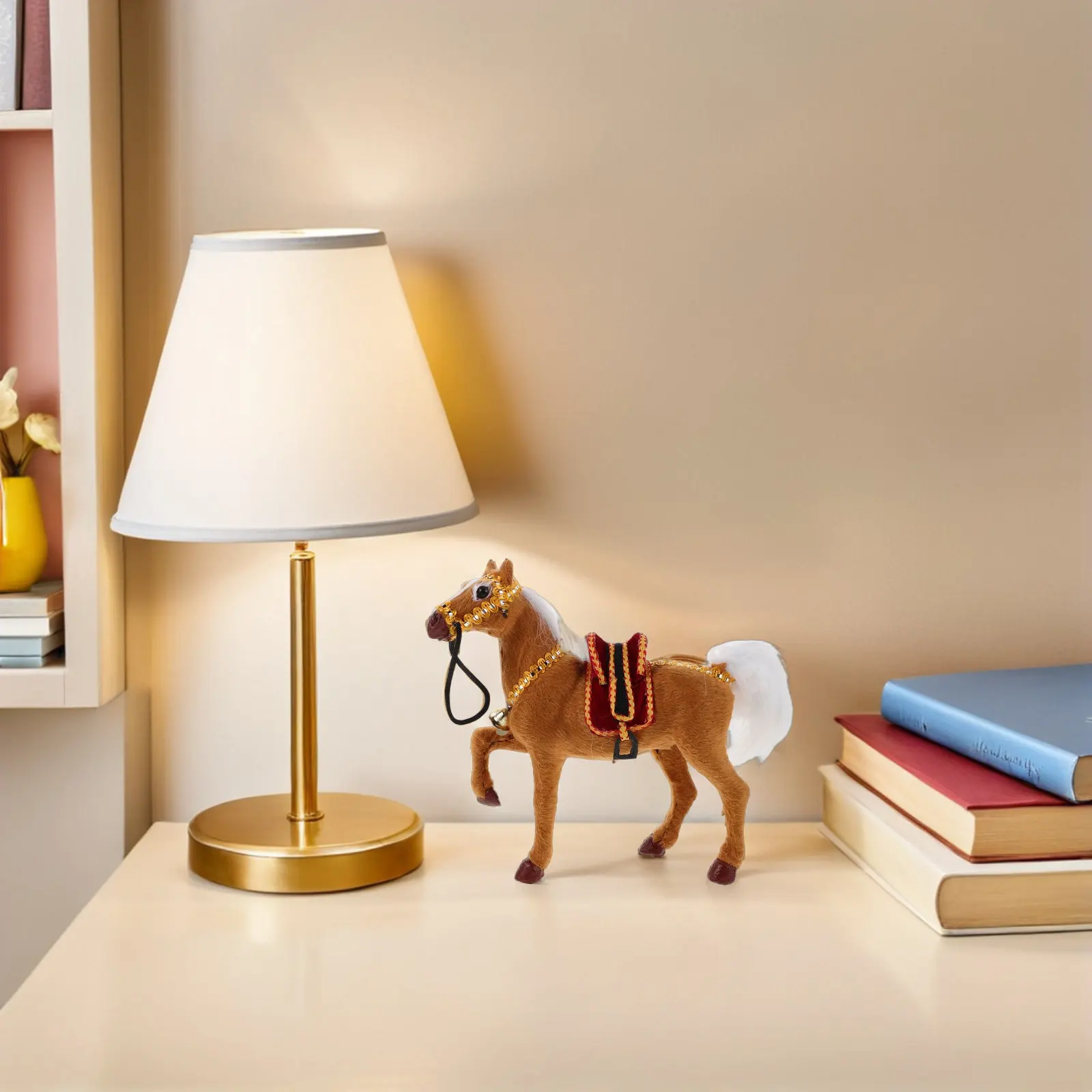 Realistic Horse Sound Small Horse Stuffed Animal Interactive Animal Play Farm Birthday Party Favor for Kids Realistic Sound