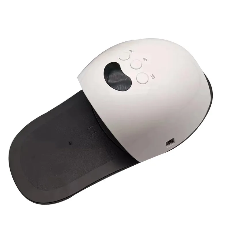 Nuova lampada per unghie creativa, lampada per fototerapia per unghie da piede tipo pantofola 48W di grande capacità con macchina per unghie con cuscinetto per piedi transfrontaliera