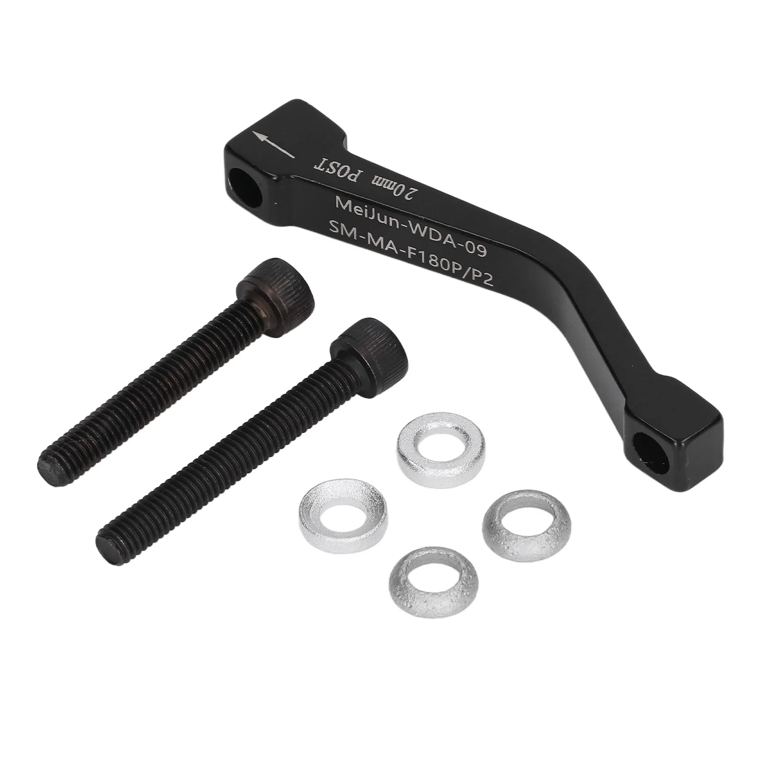Bike Disc Brake Adapter Aluminium Alloy Front Fork Frame Mount 180mm for Replacement