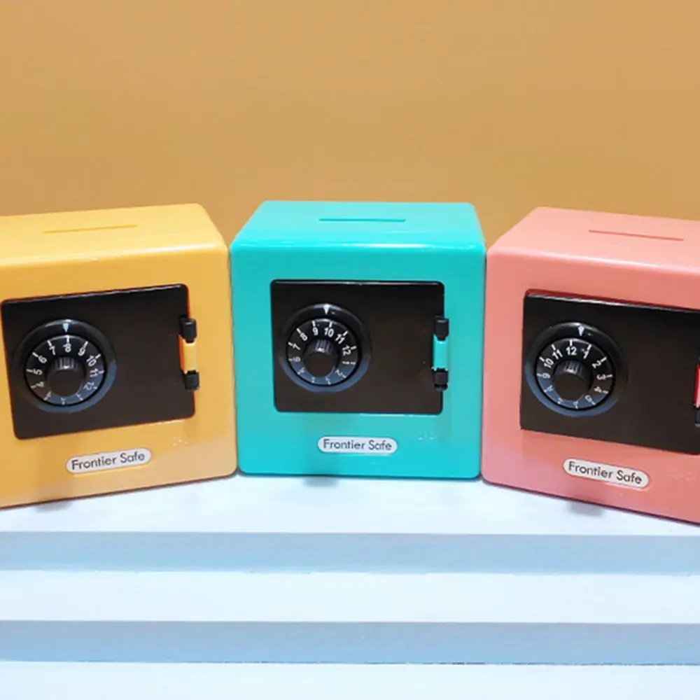 Garçon filles économie de pièces ATM rotatif mot de passe Code cadeau d'anniversaire jouets banque de pièces boîte de stockage d'argent tirelire tirelire tirelire