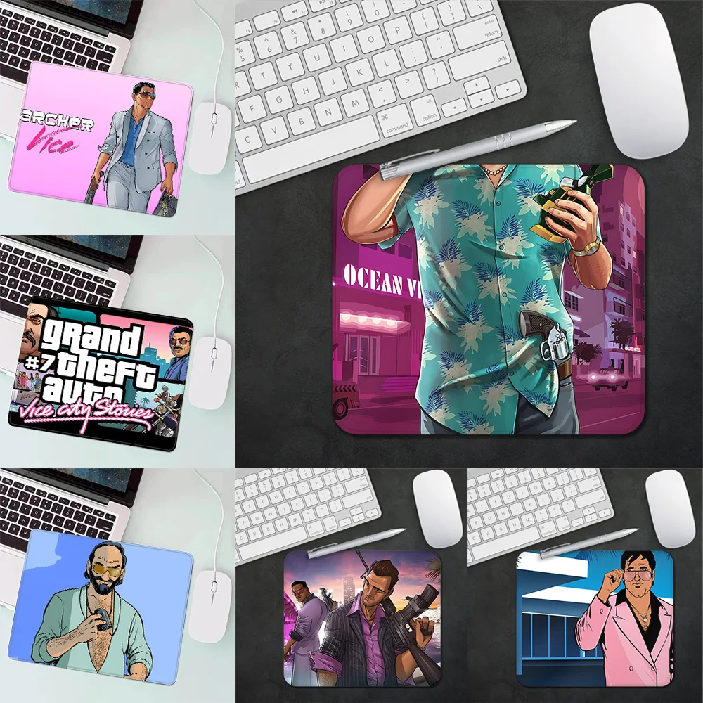 

Game Vice City Grand Theft Auto Gaming Mouse Pad XS Small Mousepad For PC Gamer Desktop Decoration Office Mouse Mat Deskmat Rug