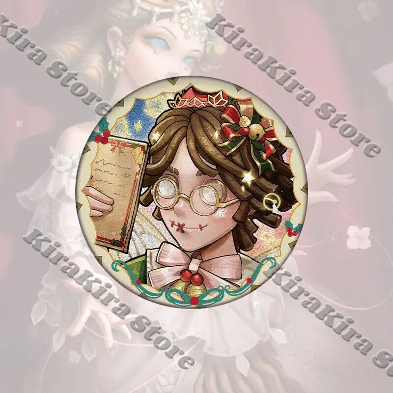 Identità V Distintivo Naib Subedar Ciondolo Doppio Flash Emblema Freddy Riley Cosplay Anime Raccogli Breastpin Edizione da collezione Decor