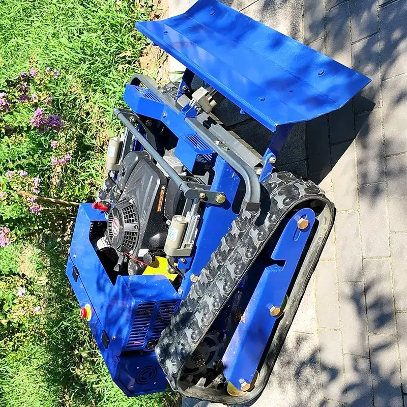Customised Remote Control Lawnmower Crawler 4 Stroke Wireless Control Lawnmower Robot Weeder Tractor Factory direct sale