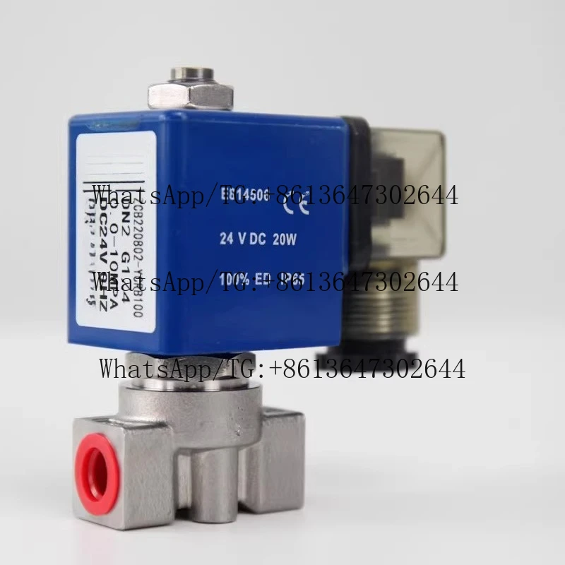 

Электромагнитный клапан из нержавеющей стали на 100 кг, устойчивый к высокому давлению / отсечной клапан высокого давления / электромагнитный клапан для увлажнителя