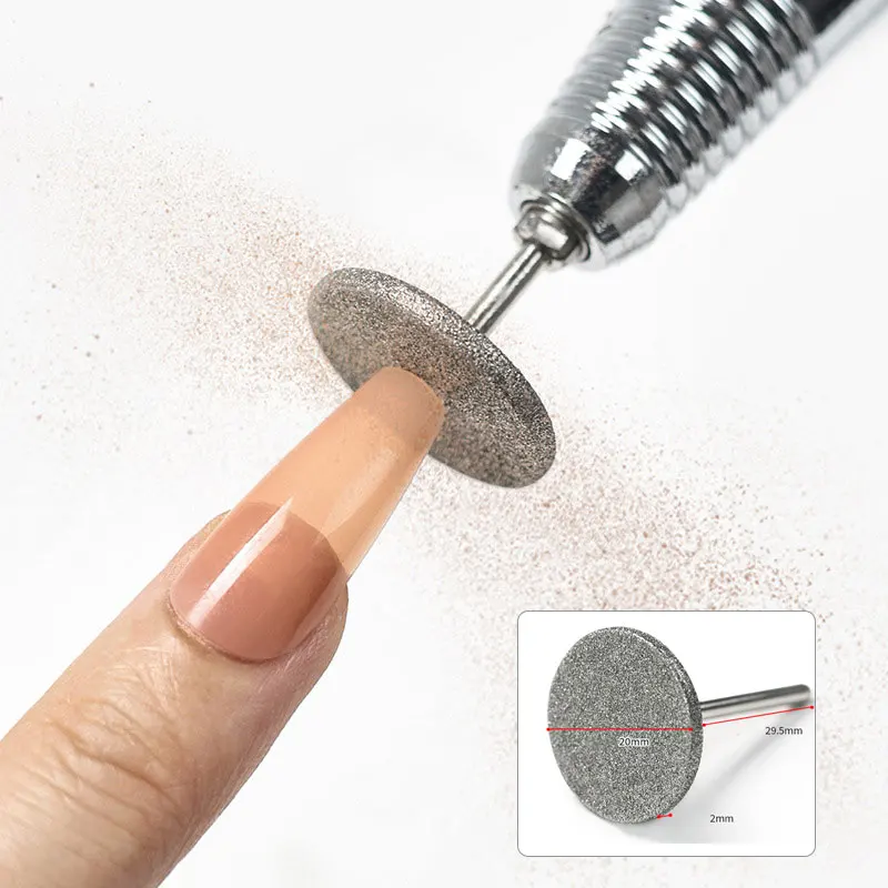 Nail Diamond Metal Drill Bits Disc Dead Skin Callus Electric Foot File Callus Remover Shaft Nail Grinding Head Manicure Tools