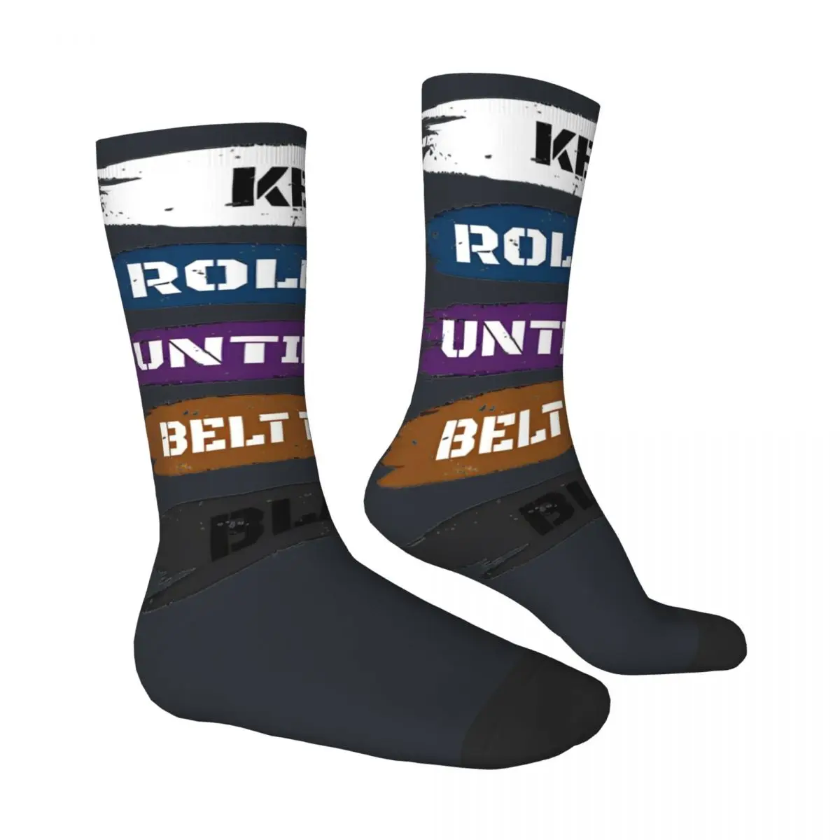 Jius jitsus bjj halten rollende leichte Strümpfe grafische Retro-Socken Winter Anti-Rutsch-Socken Männer im Freien hochwertige Socken