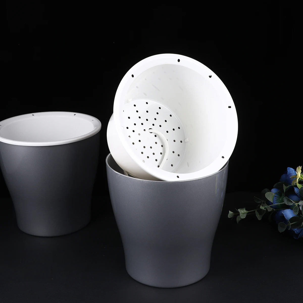 

Indoor Plant Pots Flower Water Holder Household for Plants Man Self Watering Containers