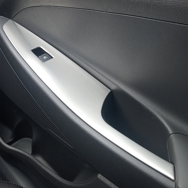 

Car Interior Decoration Window lifter Switch Cover Trim For Hyundai Tucson 2015 2016 Accessories